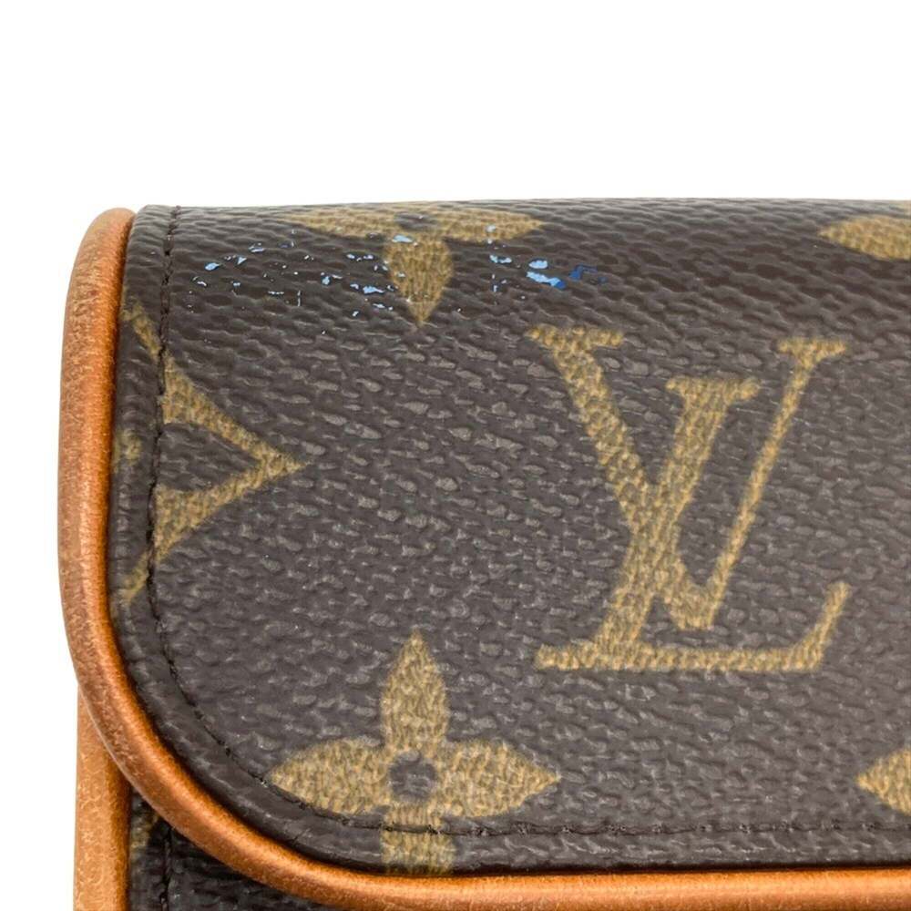 LOUIS VUITTON Authentic Brown Monogram Canvas Pochette Hobo Bag - Picture 4 of 11